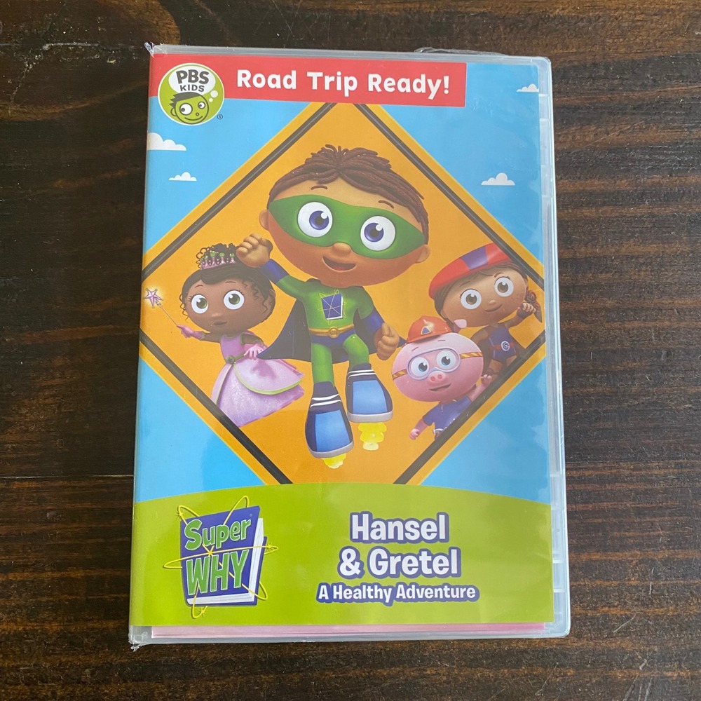 Super WHY! Hansel & Gretel A Healthy Adventure DVD PBS Kids Road Trip Ready NEW